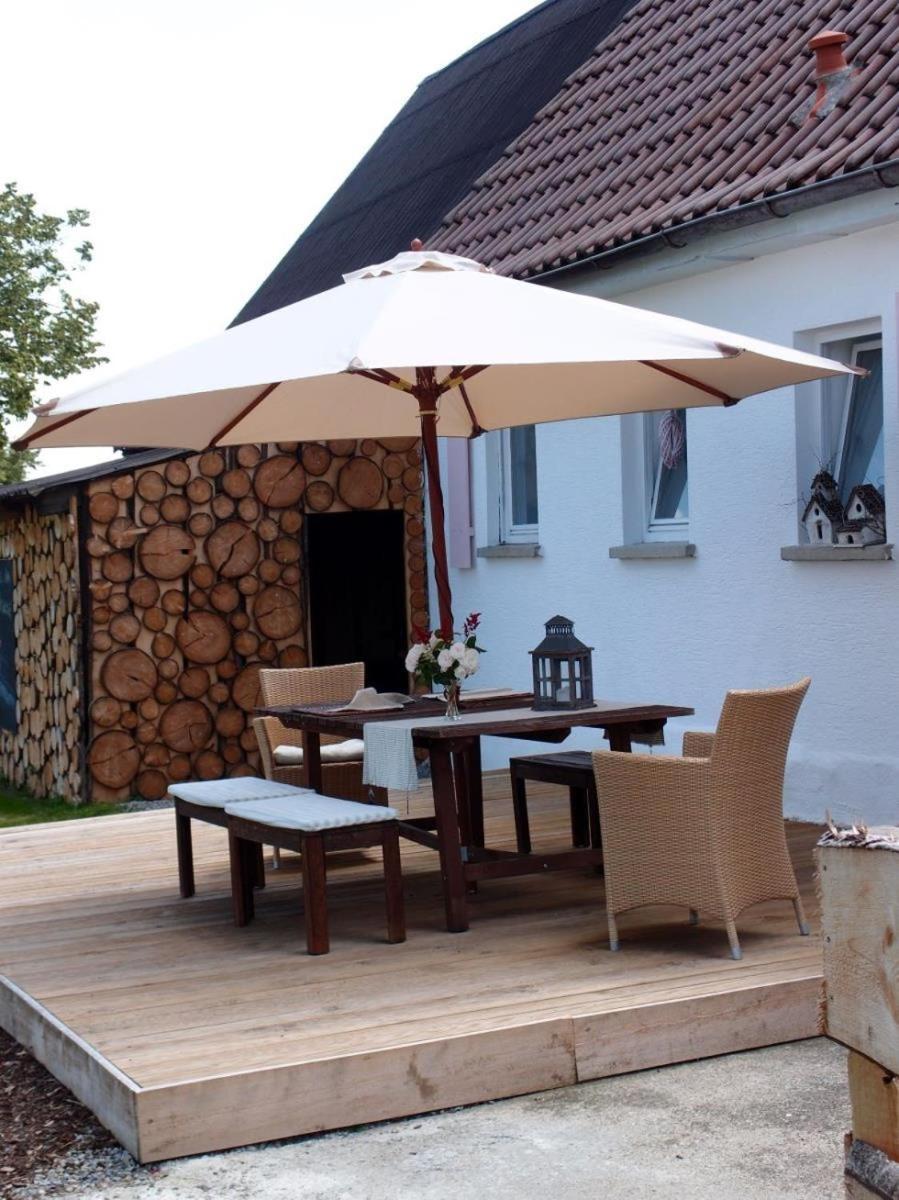 Ferienhaus S'Bunde Heisle Blaufelden Buitenkant foto